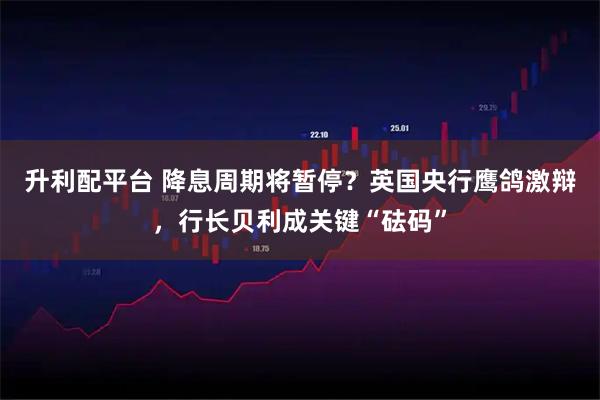 升利配平台 降息周期将暂停？英国央行鹰鸽激辩，行长贝利成关键“砝码”