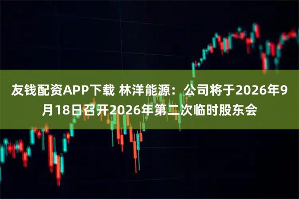 友钱配资APP下载 林洋能源：公司将于2026年9月18日召开2026年第二次临时股东会
