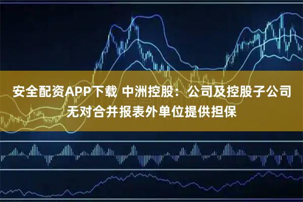 安全配资APP下载 中洲控股：公司及控股子公司无对合并报表外单位提供担保